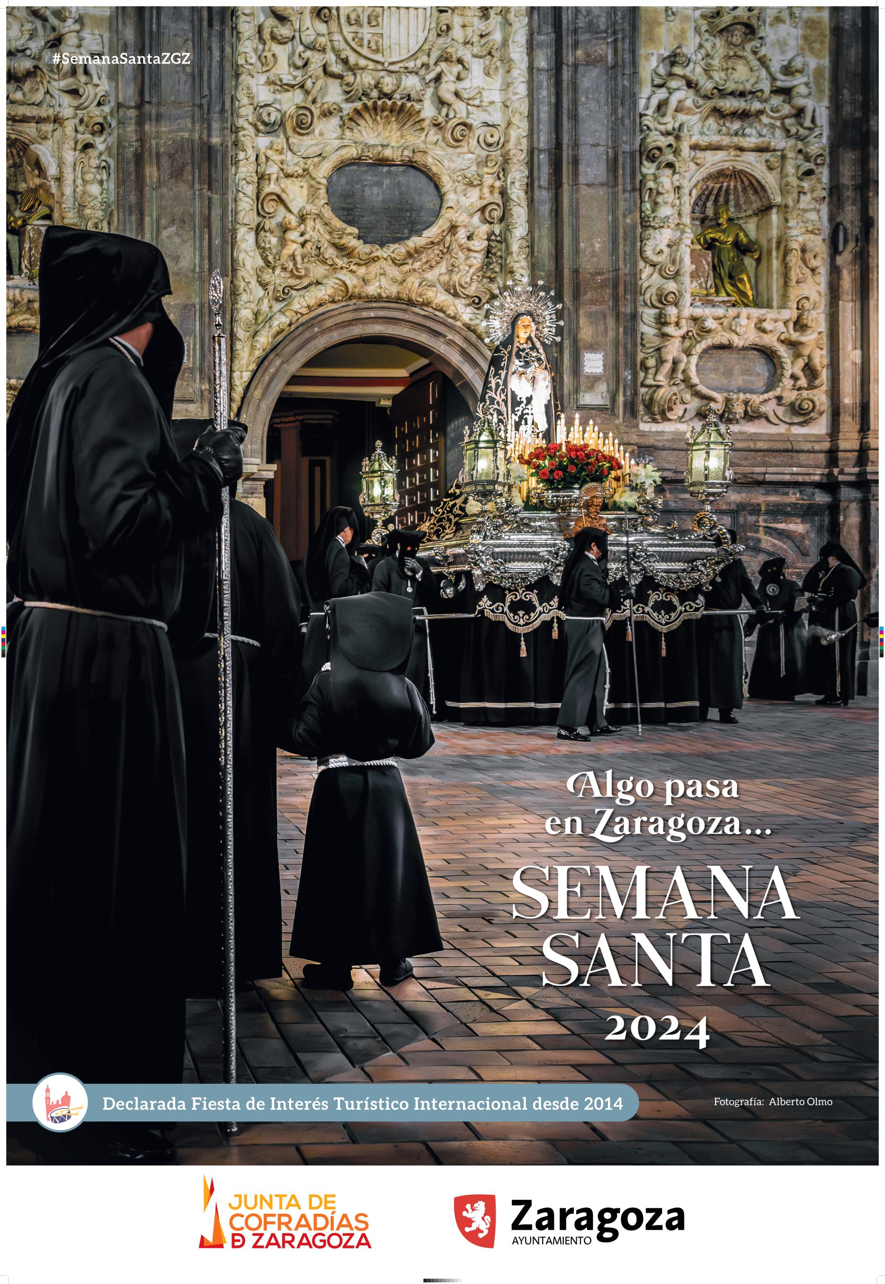 cartel semana santa Zaragoza 2024